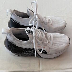 Under Armour Phantom Running Shoes Kids Youth White Black Size 3.5Y